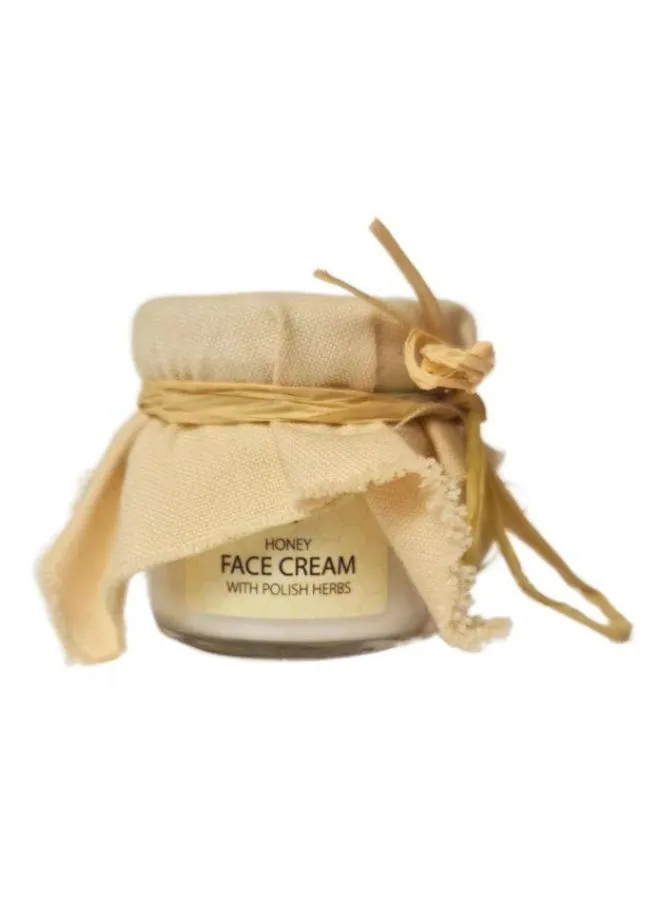 Soap&Friends Nourishing Honey Face Cream with Polish Herbs- Organic Cream for Sensitive Skin, 40 ml
