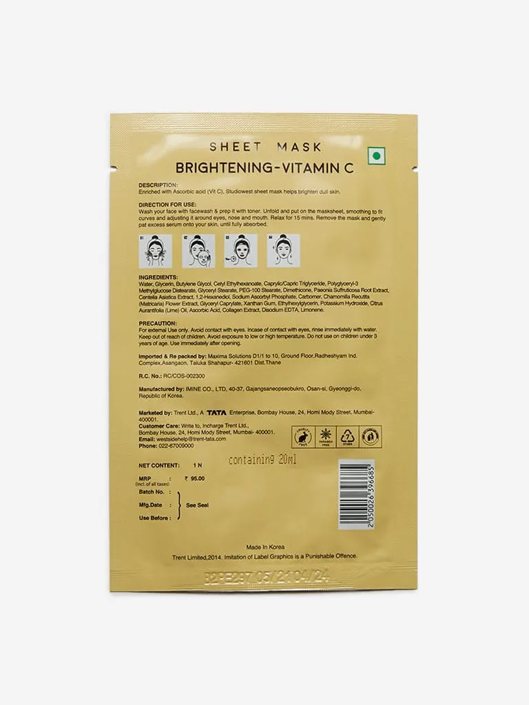 Studiowest Brightening - Vitamin C Sheet Mask