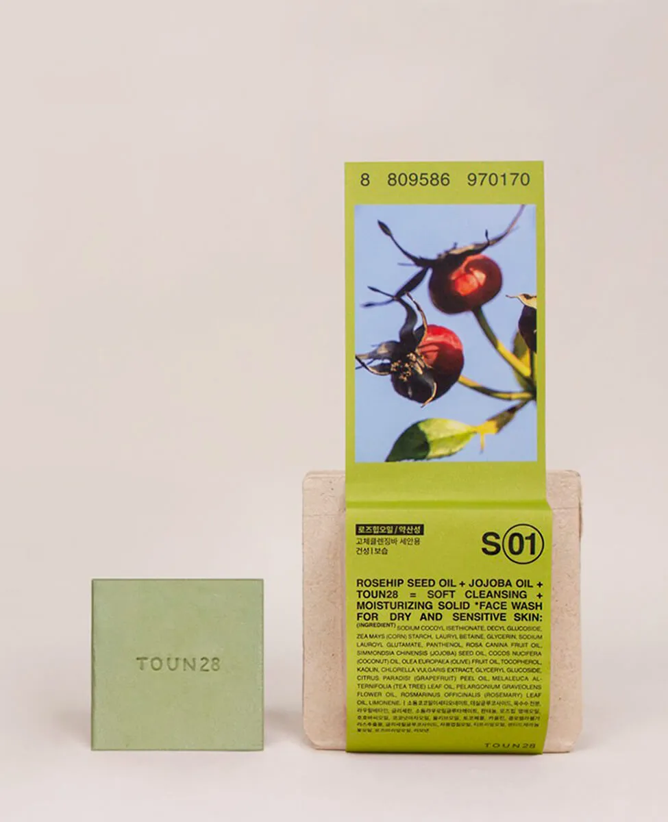 Toun28 Face Bar S01 Rosehip Oil   Jojoba Oil