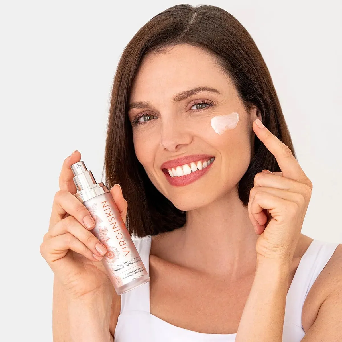 Virginskin Daily Glow Active Hydrator | Dermatologist-Developed Daily Moisturizer Cream for Face and Neck | 1.7 Oz.