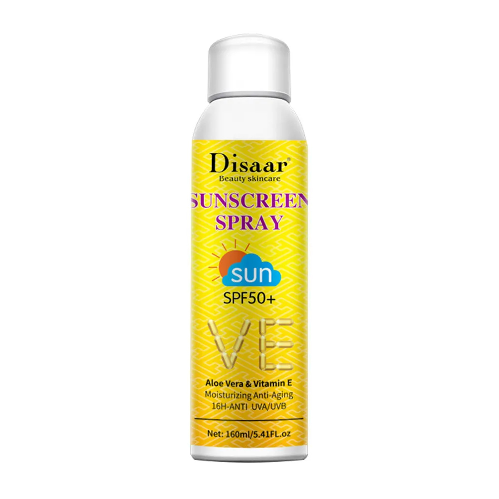 Wholesale Aloe Vera Sunscreen Spray Portable UV Protection MOQ≥3 JDC-SC-HaiS009