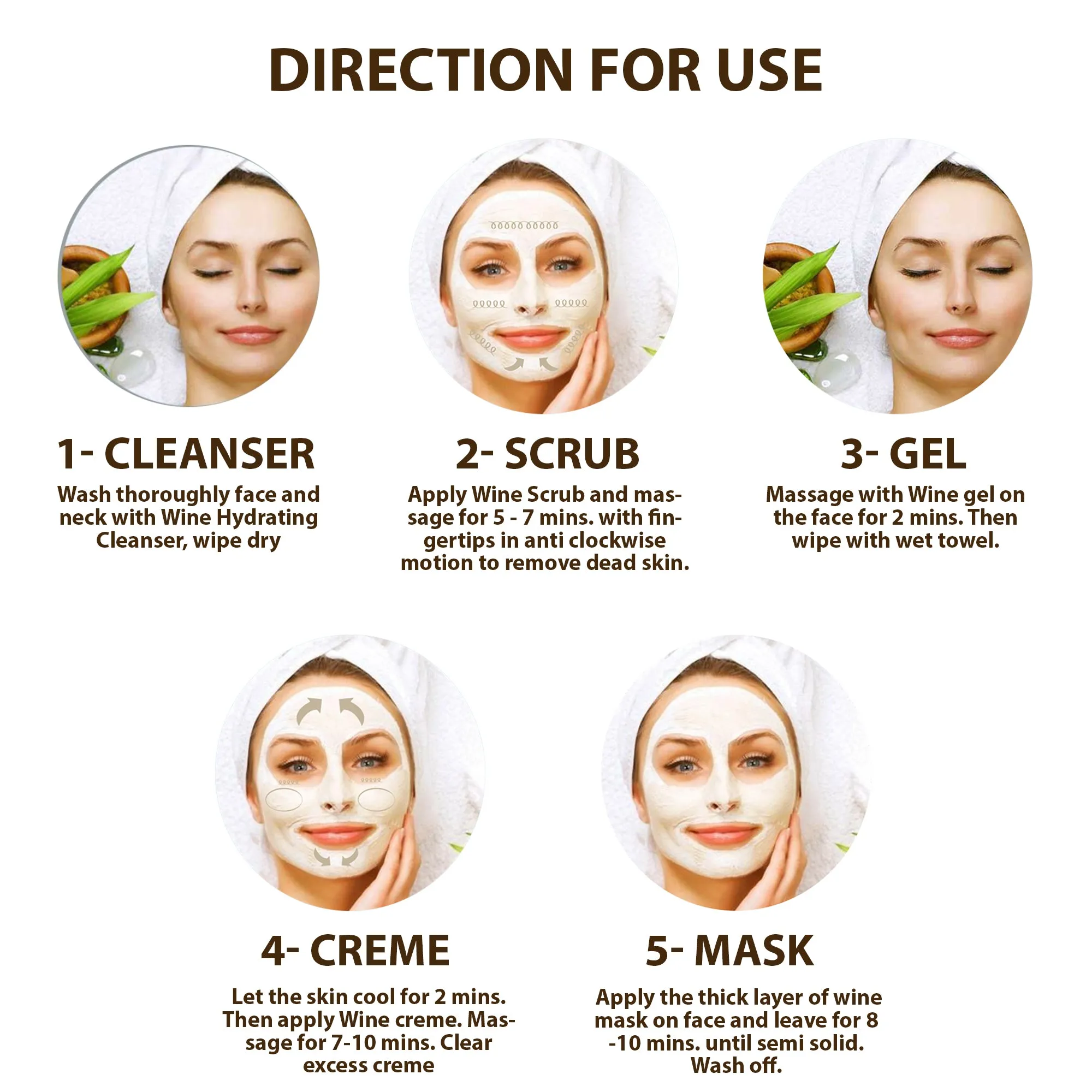 Wine Mini Facial Kit | For Glow & Brighter Skin tone(100ml)