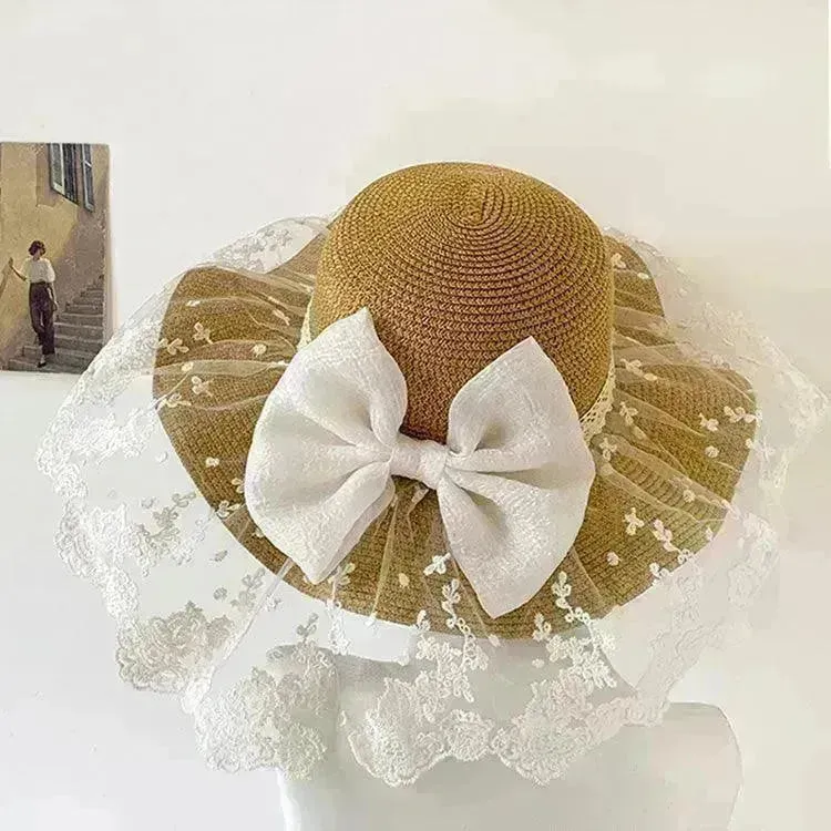 Women's Summer Bowknot Sun Hat